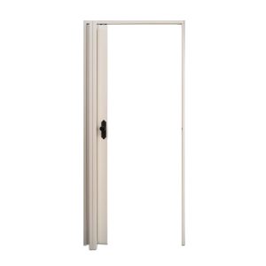 Beyaz Renk Camlı Pvc Akordiyon Katlanır Kapı