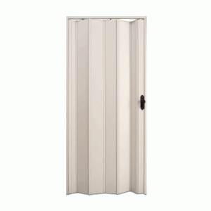 Beyaz Renk Camsız Pvc Akordiyon Katlanır Kapı