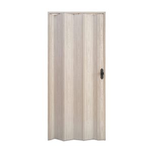 Akçaağaç Renk Camsız Çift Açılım Pvc Akordiyon Katlanır Kapı