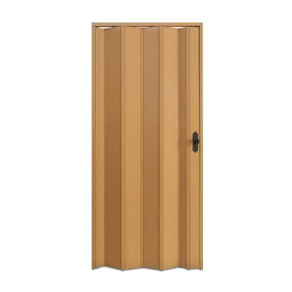 Meşe Renk Camsız Pvc Akordiyon Katlanır Kapı