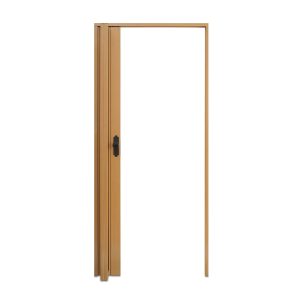 Meşe Renk Camsız Pvc Akordiyon Katlanır Kapı